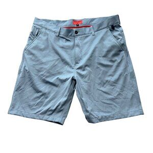 Halsey Sport Mens Sz 38 Light Blue Stretch Shorts With Pockets Made In Thailand